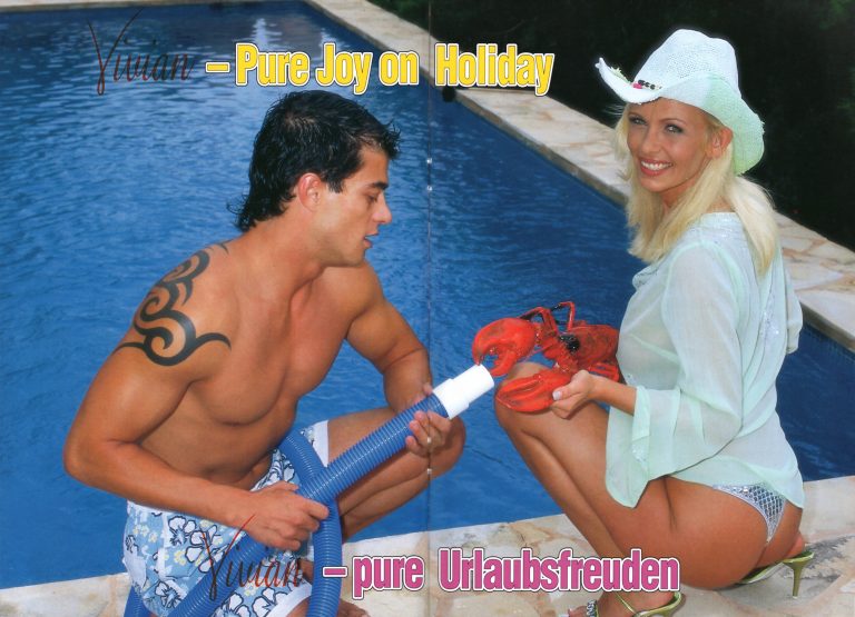 Blonde Babe Hardcore Sex by the Pool - Vintage, Retro, Classic Porn