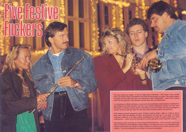 Vintage Handjob & Anal Sex Porn - Five Festive Fuckers